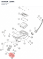 Diagram preview: SENSOR COVER (94505013000)