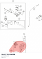 Diagram preview: SLAVE CYLINDER (A63432061044)