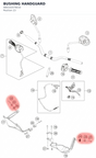 Diagram preview: BUSHING HANDGUARD (A60102079010)