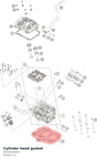 Diagram preview: Cylinder head gasket (63530036400)