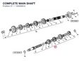 COMPLETE MAIN SHAFT