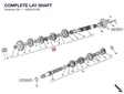 COMPLETE LAY SHAFT