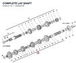 COMPLETE LAY SHAFT