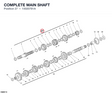 COMPLETE MAIN SHAFT
