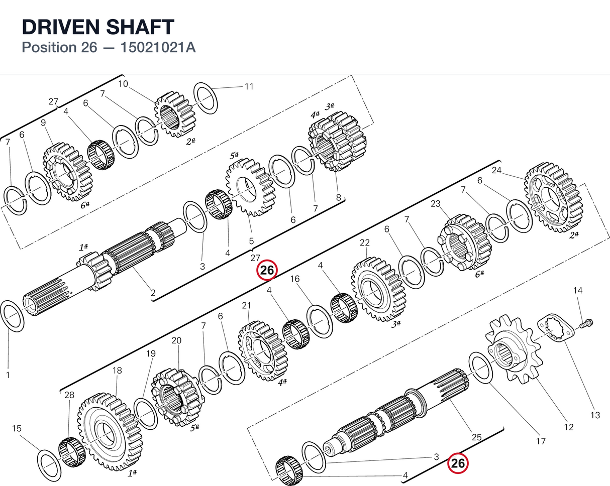DRIVEN SHAFT