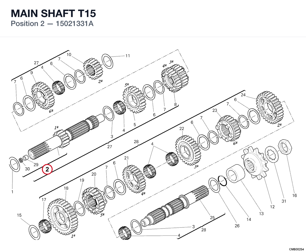 MAIN SHAFT T15