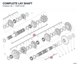 COMPLETE LAY SHAFT