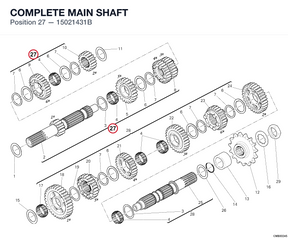 COMPLETE MAIN SHAFT