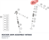 Diagram preview: ROCKER ARM ASSEMBLY INTAKE (96036060033)