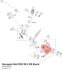 Diagram preview: Hexagon Nut DIN 934 M6 black (0934060001)
