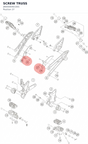 Diagram preview: SCREW TRUSS (J900000401001)