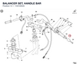BALANCER SET, HANDLE BAR 15310052A diagram position