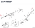 COUNTERWEIGHT 15310491A diagram position