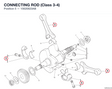 CONNECTING ROD (Class 3-4) 15620823AB diagram position