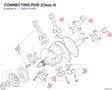 CONNECTING ROD (Class 4) 15621191ED diagram position