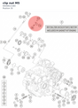 Diagram preview: clip nut M5 (69008021080)