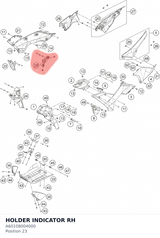 Diagram preview: HOLDER INDICATOR RH (A60108004000)