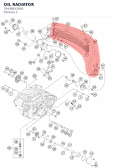 Diagram preview: OIL RADIATOR (76438051000)