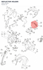 Diagram preview: REFLECTOR HOLDER (95812181000)