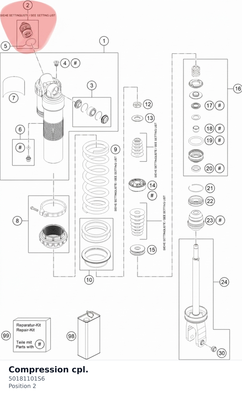 Diagram preview: Compression cpl. (50181101S6)