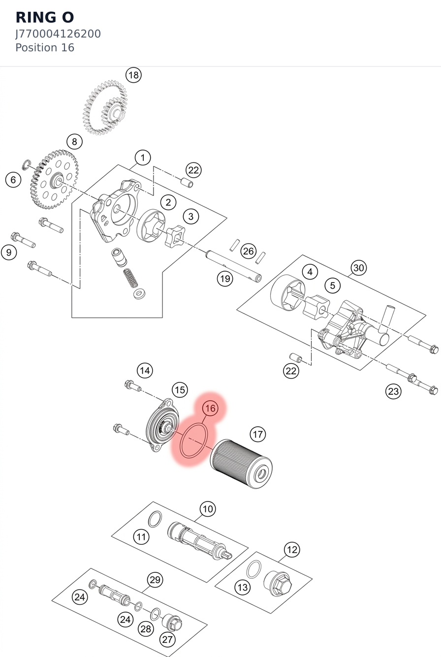Diagram preview: RING O (J770004126200)