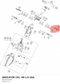 Diagram preview: INDICATOR CPL. RR L/S USA (90514525044)