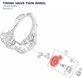 Diagram preview: TIMING VALVE TWIN WHEEL (79236076000)