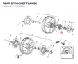 REAR SPROCKET FLANGE