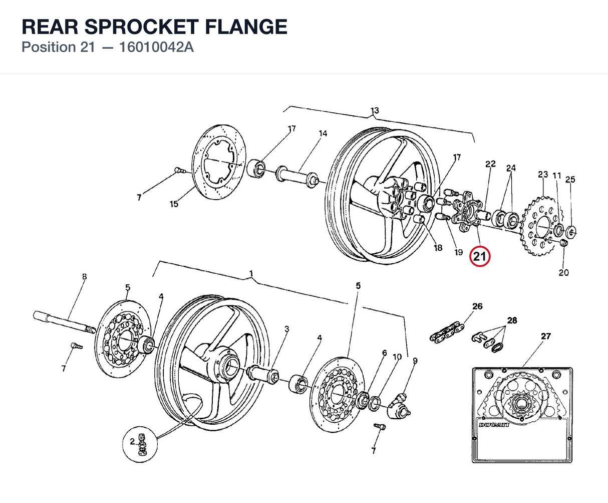 REAR SPROCKET FLANGE