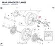 REAR SPROCKET FLANGE