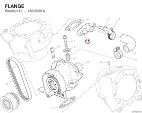 FLANGE 16015201A diagram position