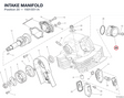 INTAKE MANIFOLD 16015511A diagram position