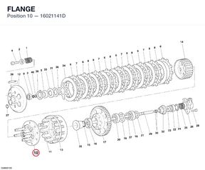 FLANGE 16021141D diagram position