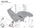 FUEL PUMP 16024371A diagram position