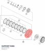 Diagram preview: SUPPORT RING (90232035000)