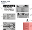Diagram preview: STICKER FUSE (C61007096100)