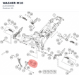 Diagram preview: WASHER M10 (J125100005)