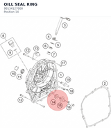 Diagram preview: OILL SEAL RING (90134127000)