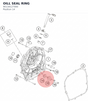 Diagram preview: OILL SEAL RING (90134127000)