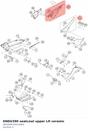 Diagram preview: ENDU390 seatcowl upper LH ceramic (A60308019010ABA)