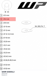 Diagram preview: SHIM 6X8X0,2 (40541392)