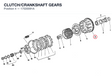 CLUTCH/CRANKSHAFT GEARS