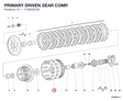 PRIMARY DRIVEN GEAR COMP.