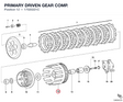 PRIMARY DRIVEN GEAR COMP.
