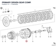 PRIMARY DRIVEN GEAR COMP.