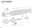 CLUTCH HOUSING 17021101A diagram position