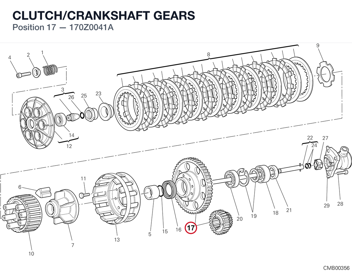 CLUTCH/CRANKSHAFT GEARS