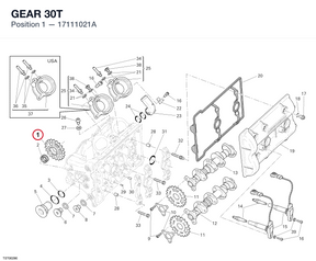 GEAR 30T 17111021A diagram position