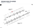 DRIVING GEAR 5TH SPEED