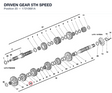 DRIVEN GEAR 5TH SPEED